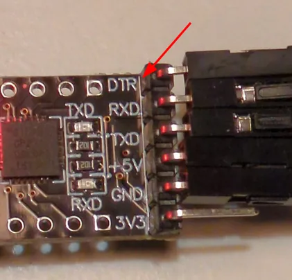 UART connection to the DVID board